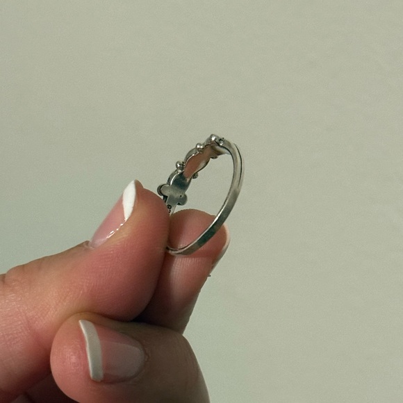 Inlay Zuni Sterling Silver and Turquoise Ring - Picture 5 of 6